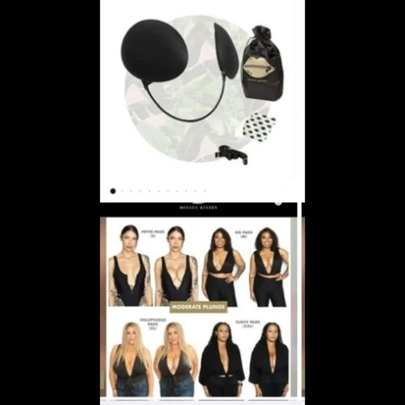 Misses Kisses Moderate Frontless & Backless Bra Plunging Necklines & Backless - Picture 1 of 11